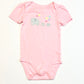 Pink elephants bodysuit - Size 1