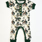 Ribbed jungle romper - Size 000