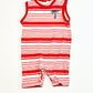 Striped palm romper - Size 000