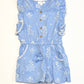 Blue floral playsuit - Size 1