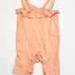 Pink jersey romper - Size 1