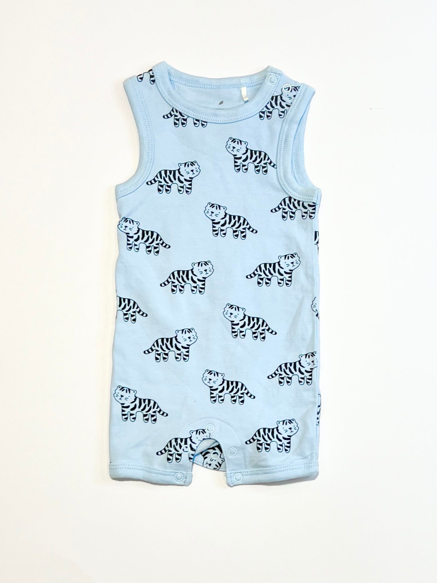 Blue tigers romper - Size 000