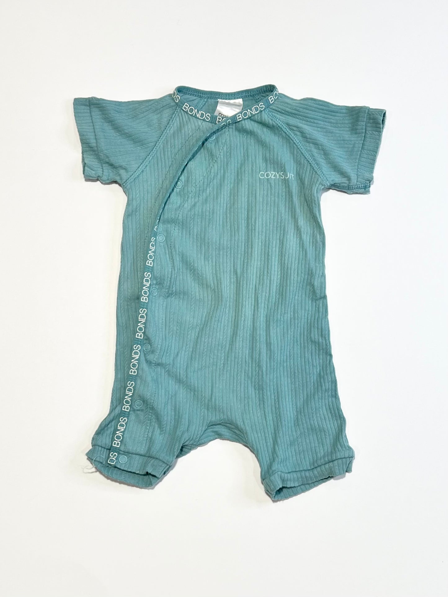 Ribbed Cosysuit romper - Size 000