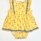 Floral jersey romper - Size 1