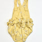 Floral jersey romper - Size 1