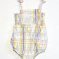 Checkered romper - Size 1