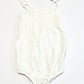 White floral romper - Size 1