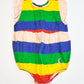 Striped linen romper - Size 1