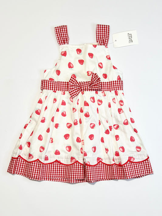 Strawberry dress brand new - Size 1