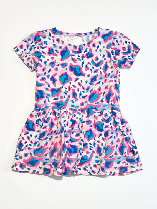 Floral jersey dress - Size 1