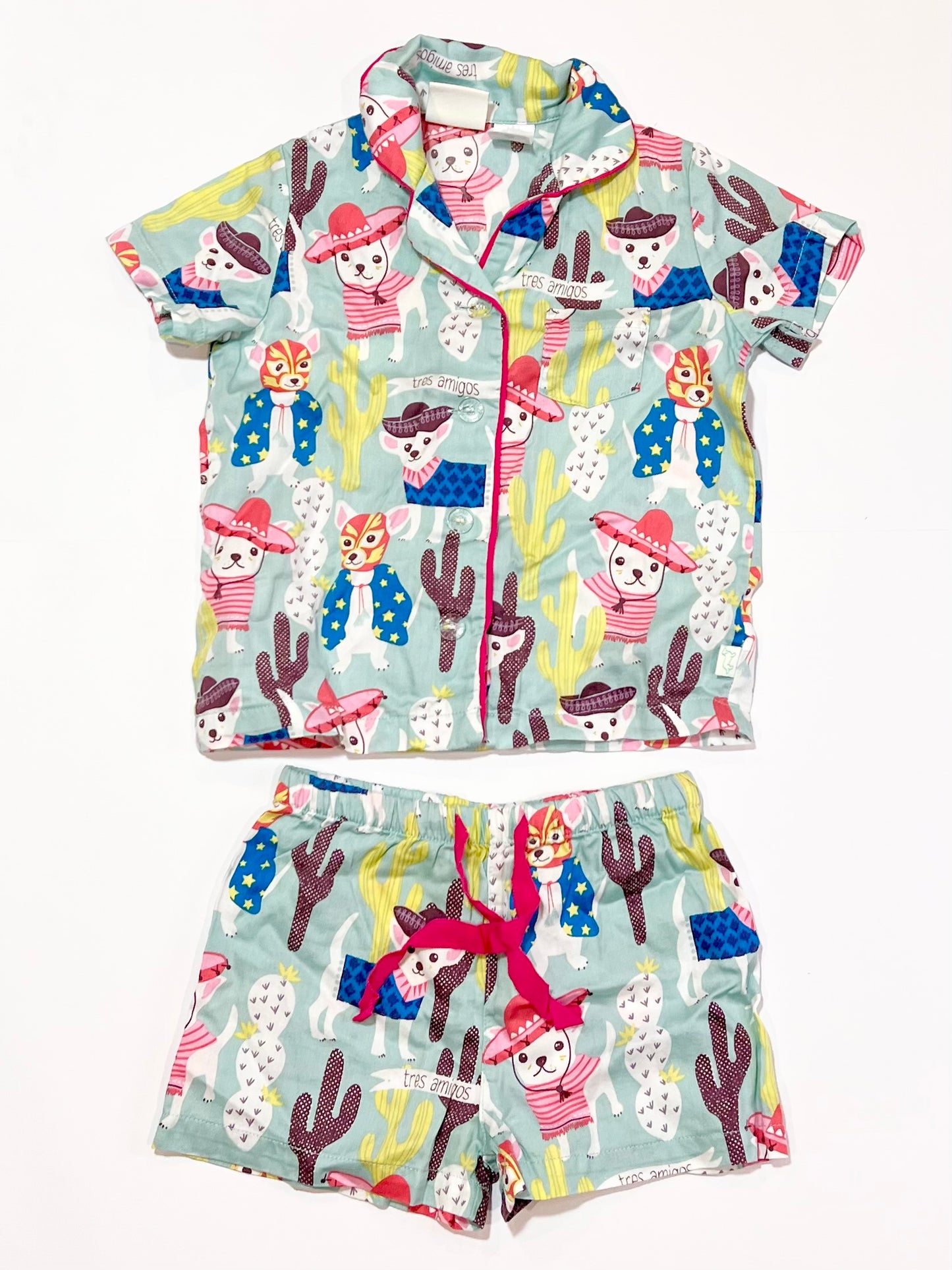 Mexican puppy pyjamas - Size 3