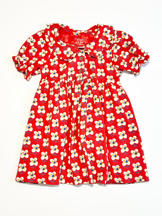 Floral jersey dress - Size 1