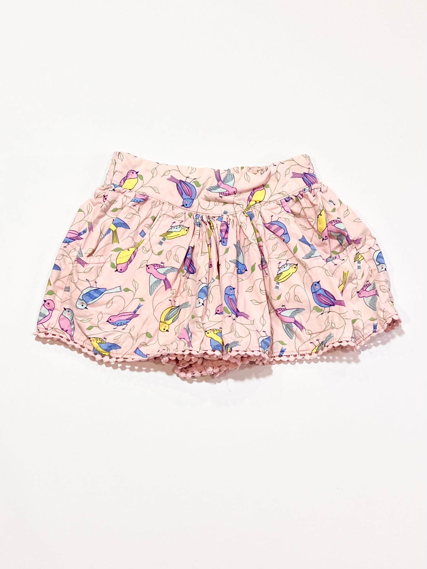 Pink bird skorts - Size 3