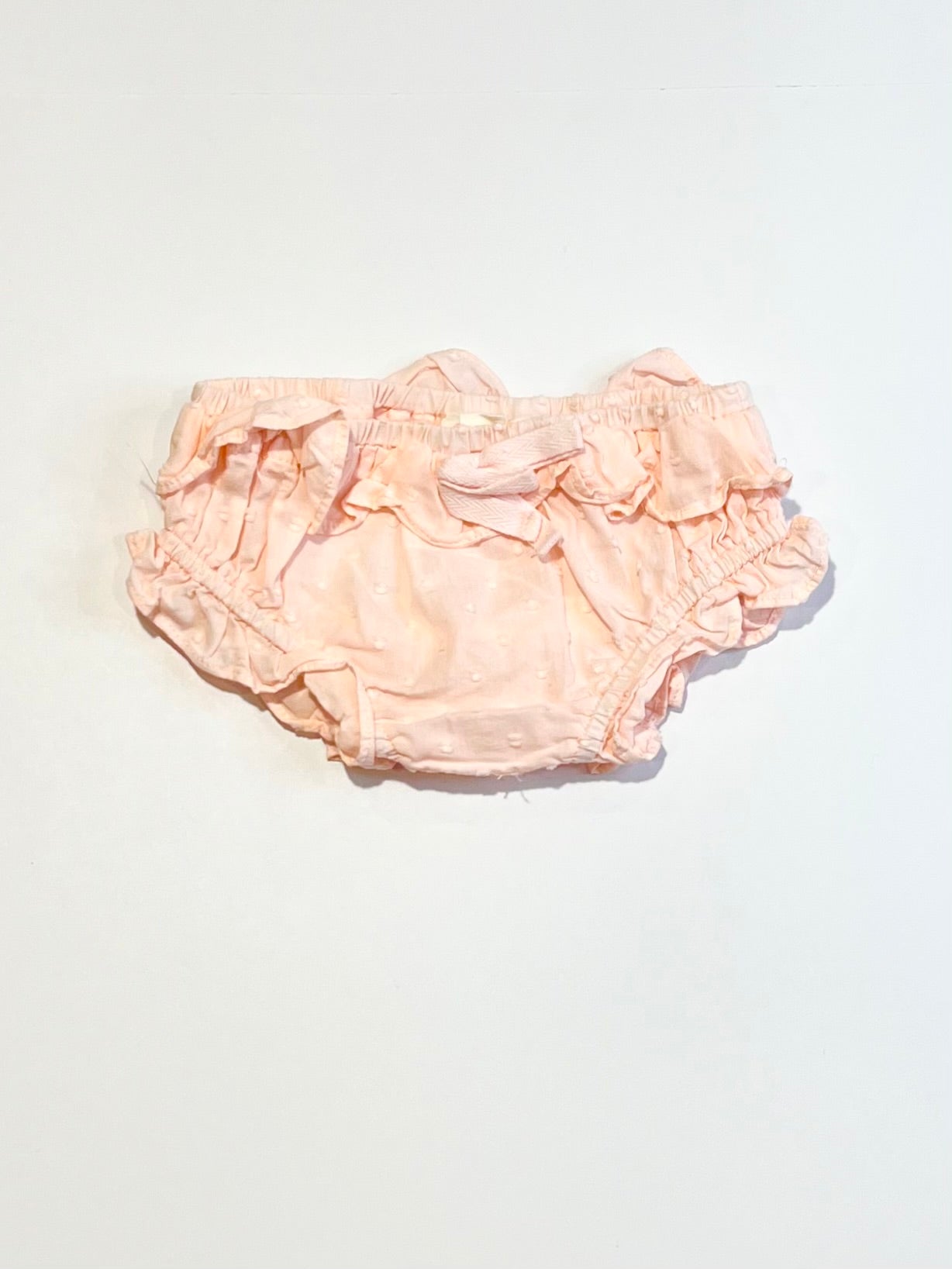 Pink ruffle nappy cover - Size 000