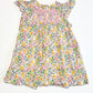 Smocked floral dress - Size 1