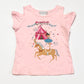 Pink bejewelled tee - Size 3