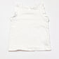 White ruffle tank - Size 3-4