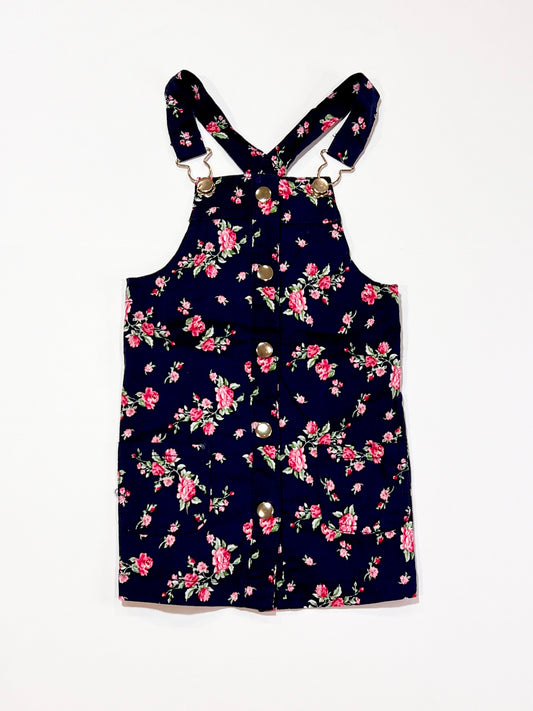 Floral pinafore - Size 3