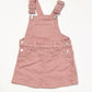 Pink denim pinafore - Size 3