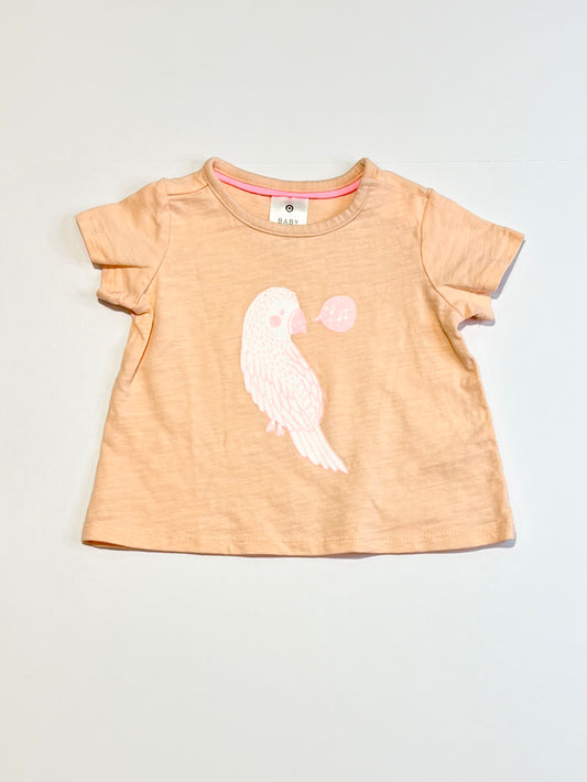 Pink bird tee - Size 000