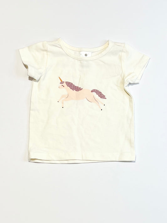 White unicorn tee - Size 000