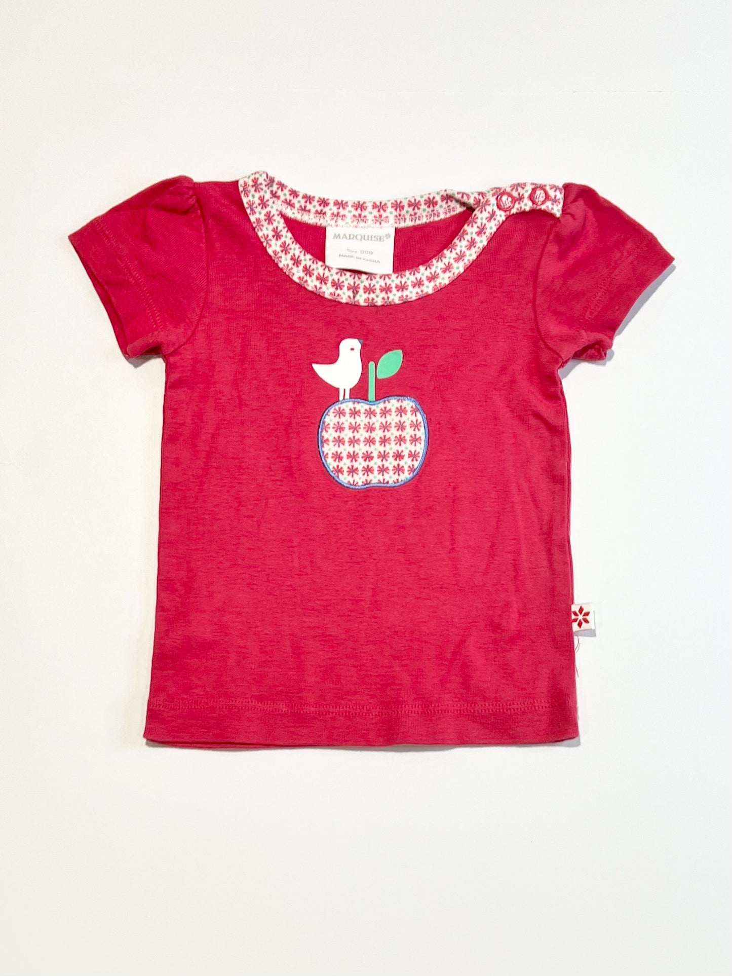 Ribbed apple tee - Size 000