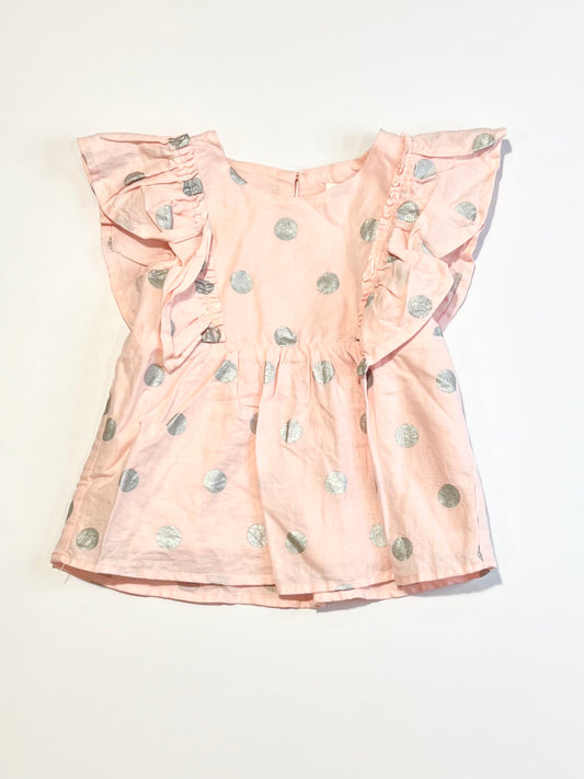 Pink ruffle top - Size 000