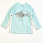 Blue shark rashie - Size 0