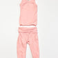 Pink ribbed set - Size 00000