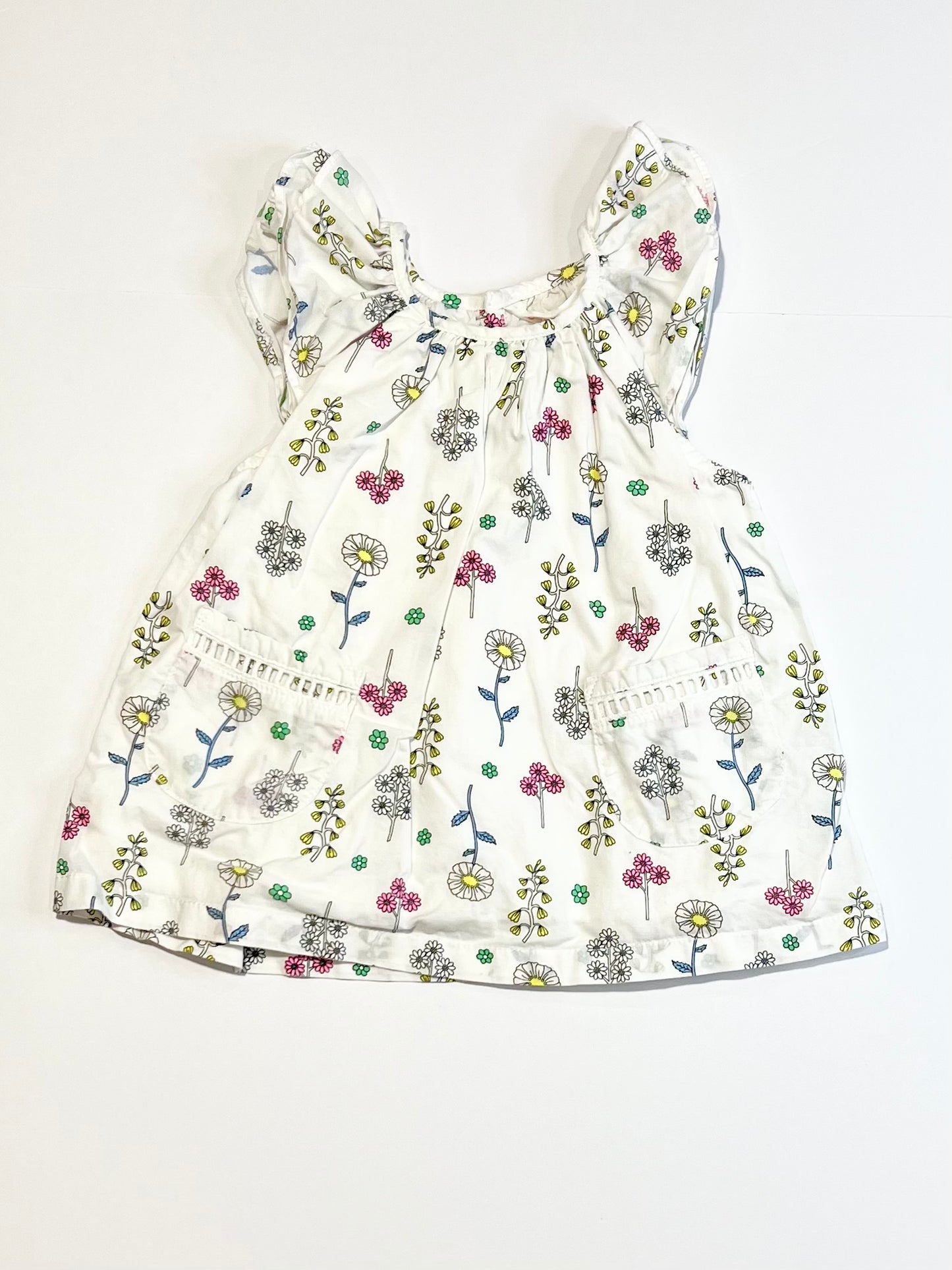 White floral dress - Size 000