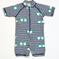 Striped glasses swimsuit - Size 0