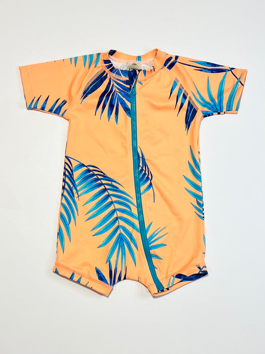 Orange leafy swimsuit - Size 0