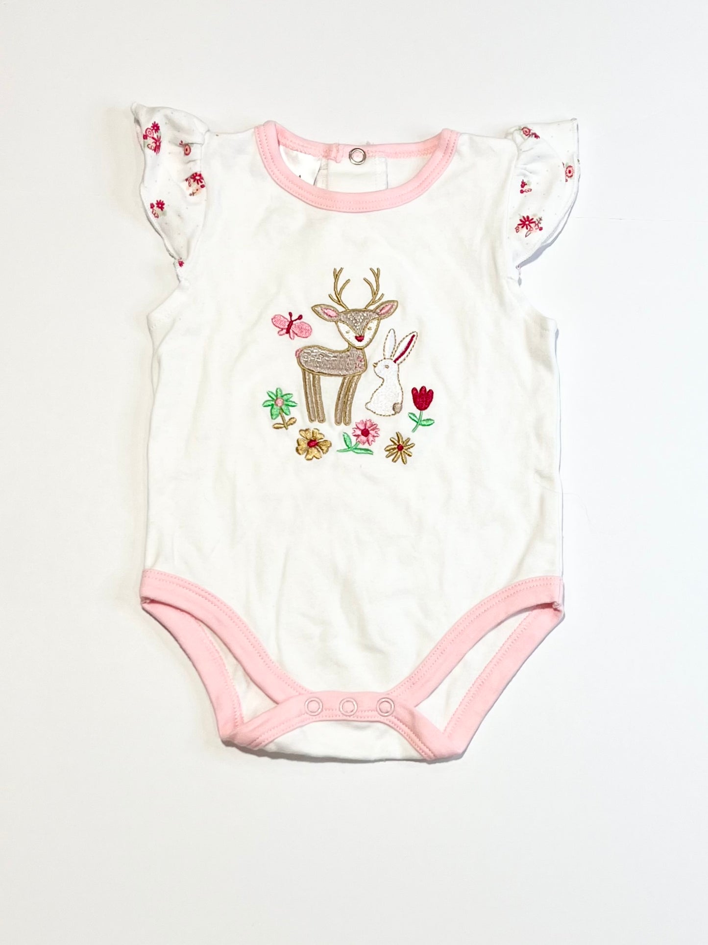 Deer and bunny bodysuit - Size 000