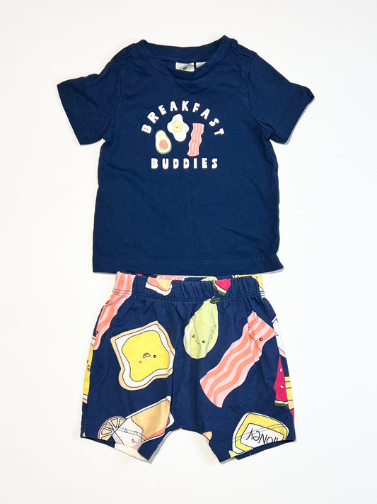 Breakfast buddies pyjamas - Size 0