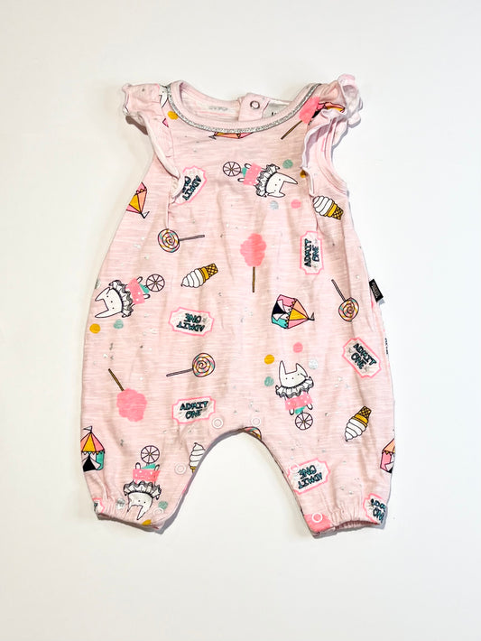 Circus romper - Size 000