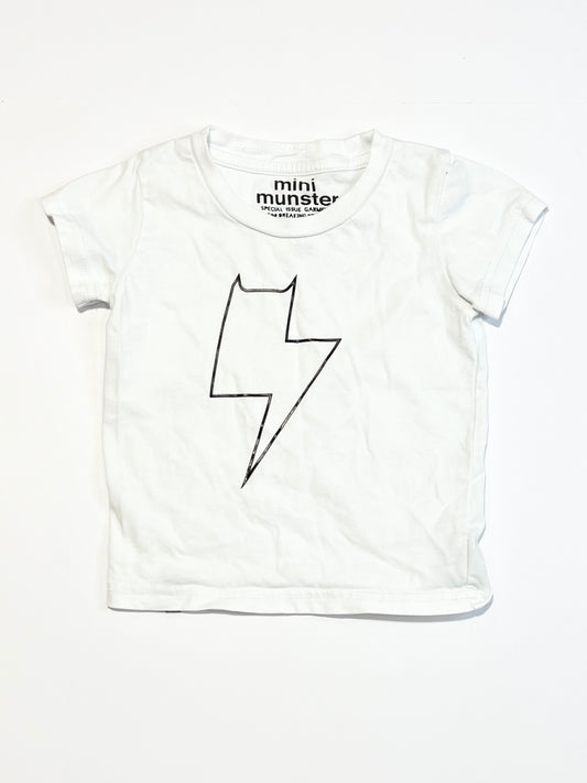Lightning bolt tee - Size 0