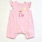 Pink fox romper - Size 000