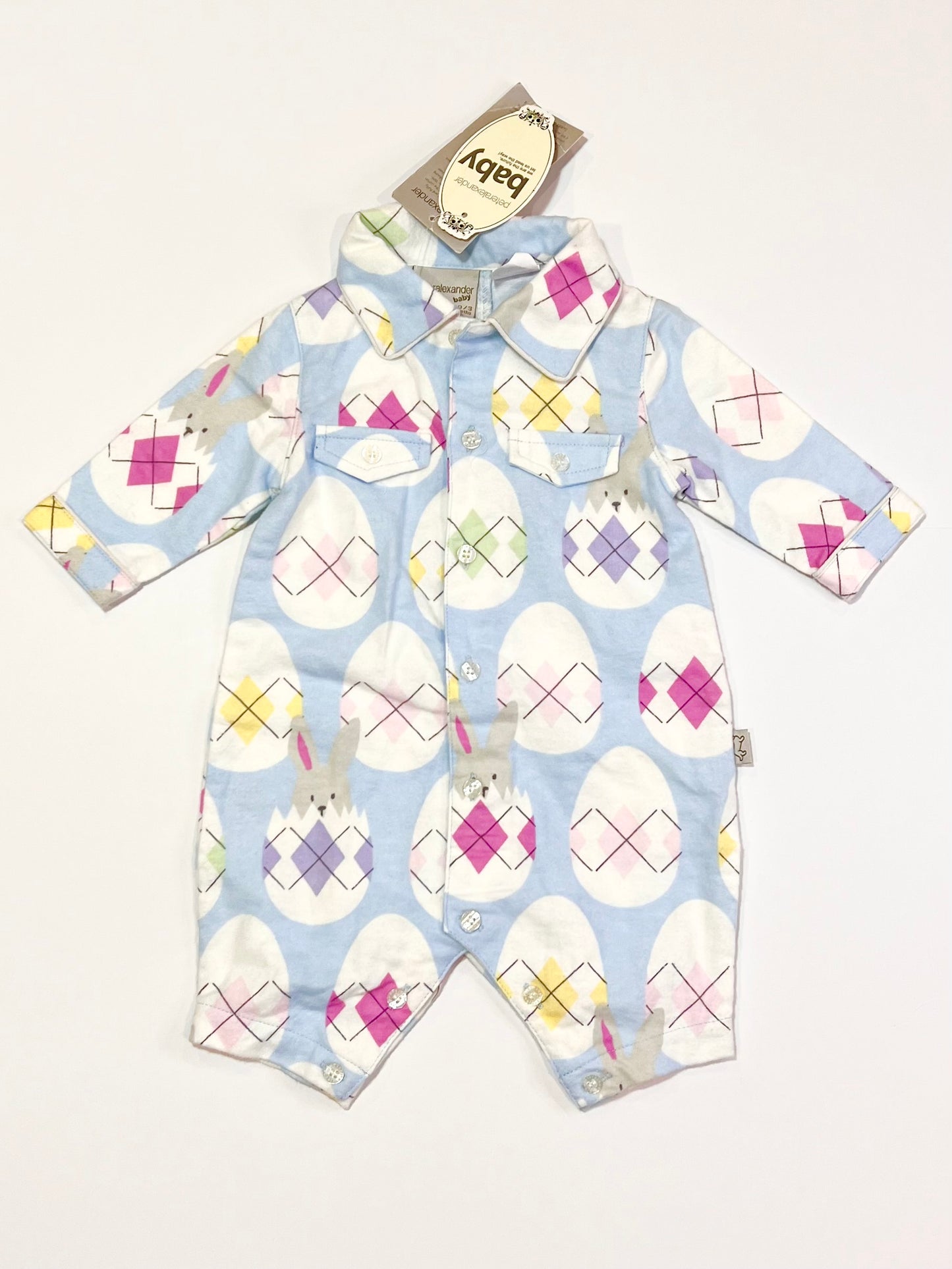 Flannelette Easter onesie brand new - Size 000