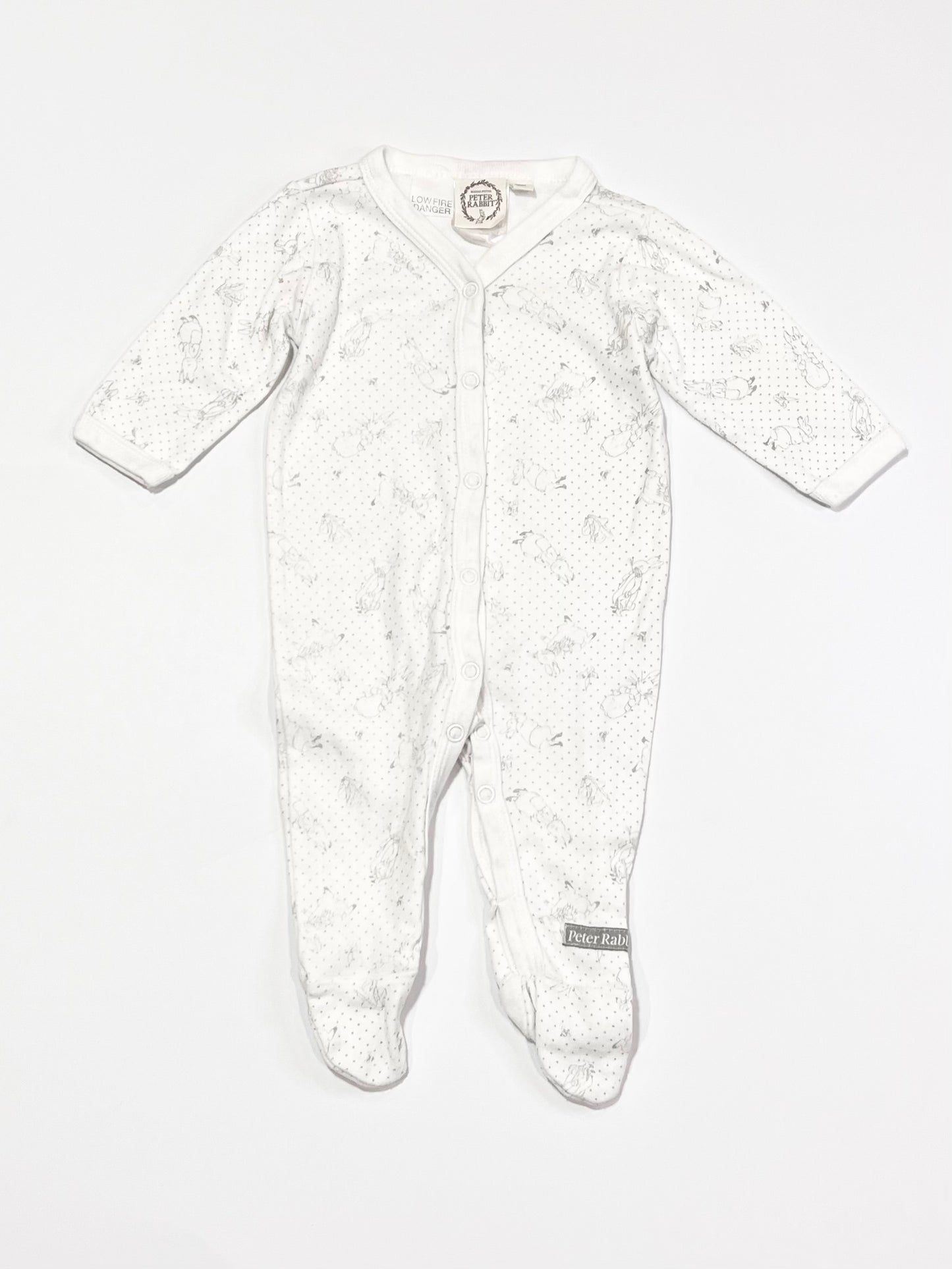 Grey bunny onesie - Size 000