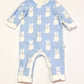 Blue bunny onesie - Size 00