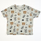 Grey tiger tee - Size 9-12 months