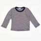 Striped bunny top - Size 6-9 months
