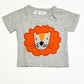 Grey lion tee - Size 9-12 months