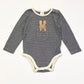 Navy bunny bodysuit - Size 2