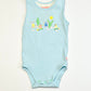 Blue monsters bodysuit - Size 0