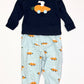 Driving bunny pyjamas - Size 2