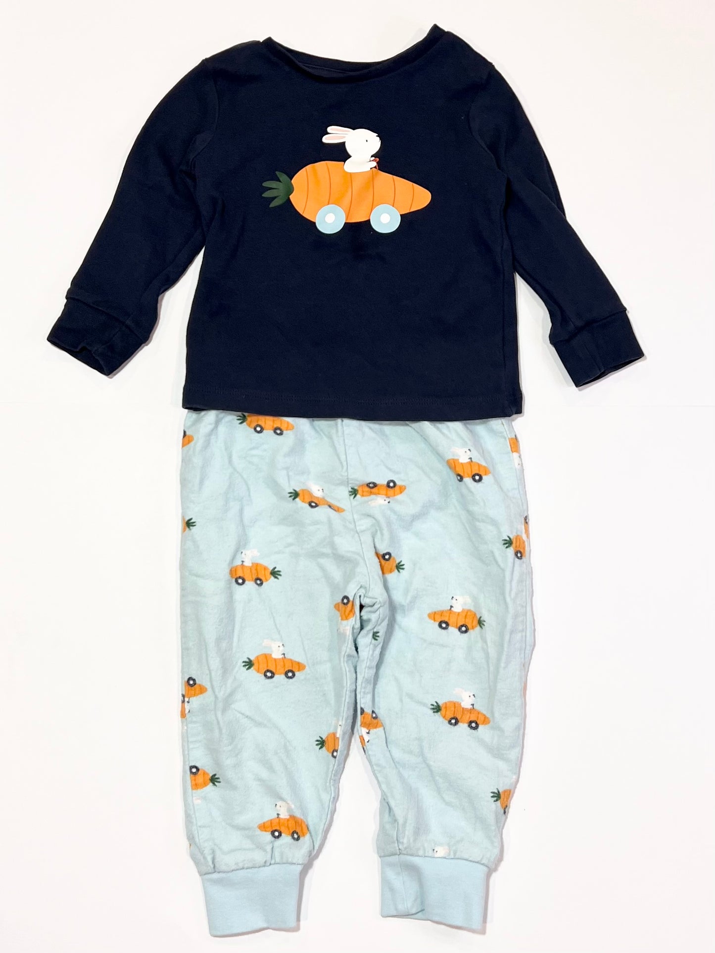 Driving bunny pyjamas - Size 2