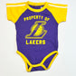 LA Lakers bodysuit - Size 6-9 months