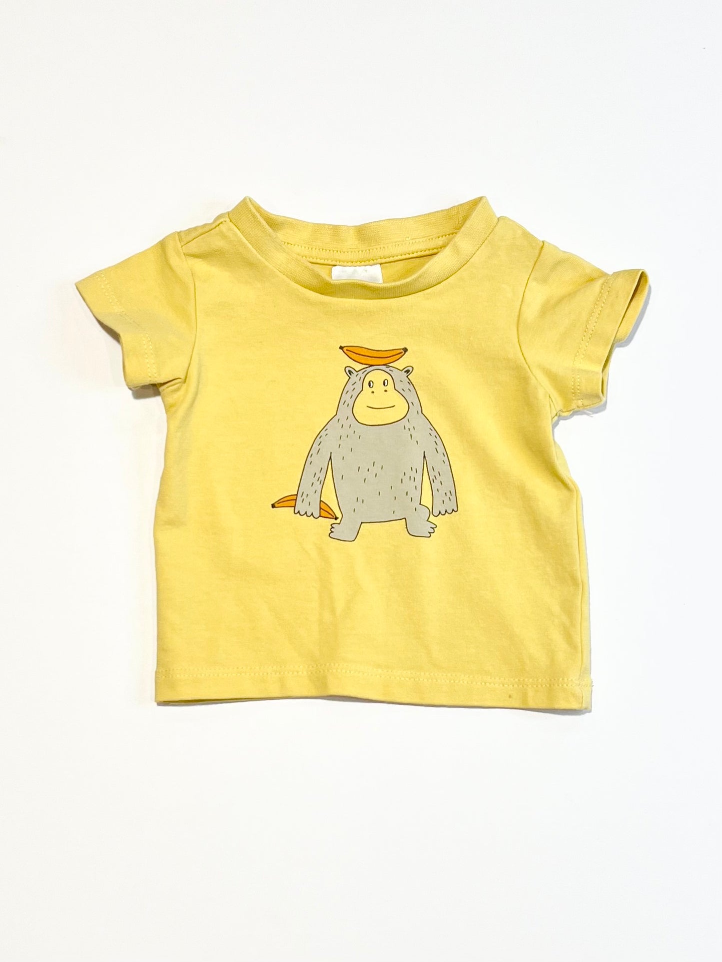 Yellow gorilla tee - Size 0000