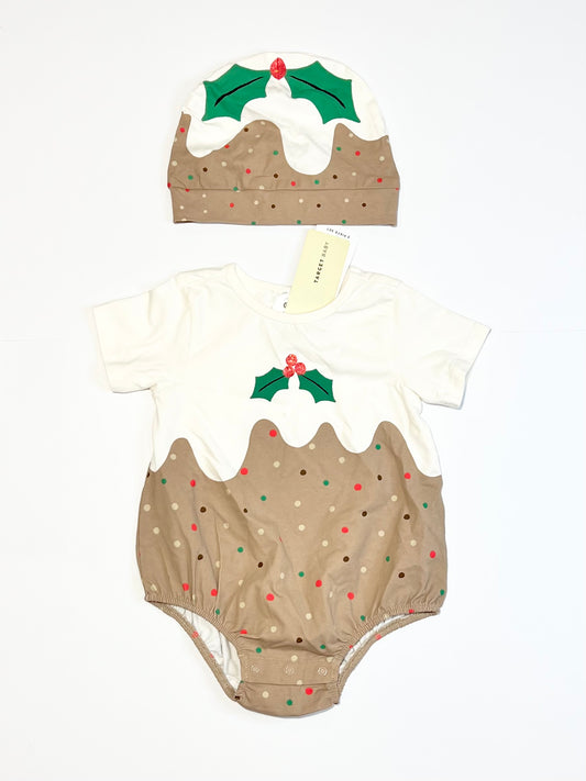 Christmas bubblesuit brand new - Size 0
